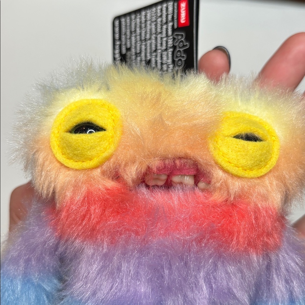 NWT Zuru Fuggler rainbow wide eyed weirdo keyring - Picture 12 of 12